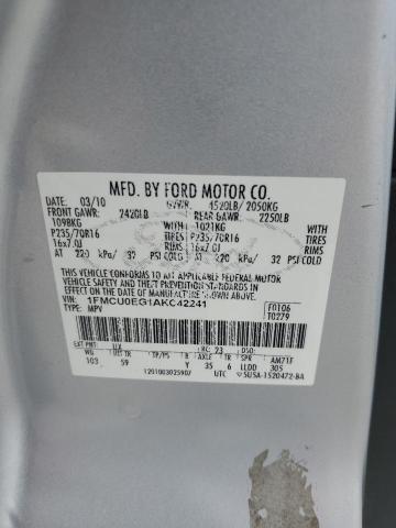 2010 FORD ESCAPE LIM - 1FMCU0EG1AKC42241