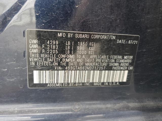 2021 SUBARU IMPREZA 4S3GTAB62M3717257