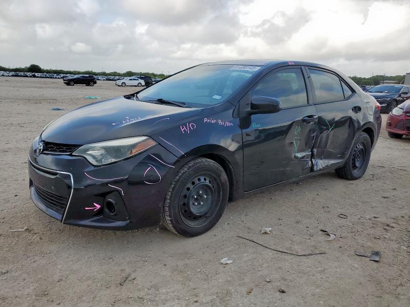 TOYOTA COROLLA L 2015 black  gas 5YFBURHE6FP309830 photo #1