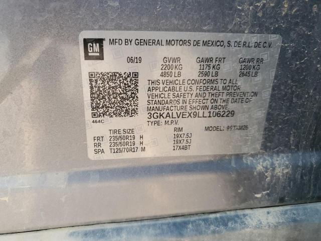 2020 GMC TERRAIN SL - 3GKALVEX9LL106229