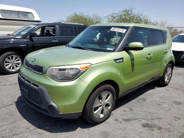 KIA SOUL 2015 green  gas KNDJN2A25F7800360 photo #1