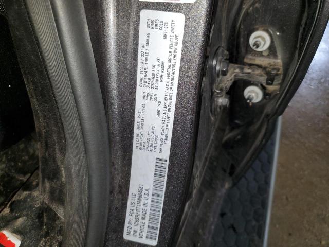 2021 RAM 1500 LARAM 1C6SRFRT1MN664581