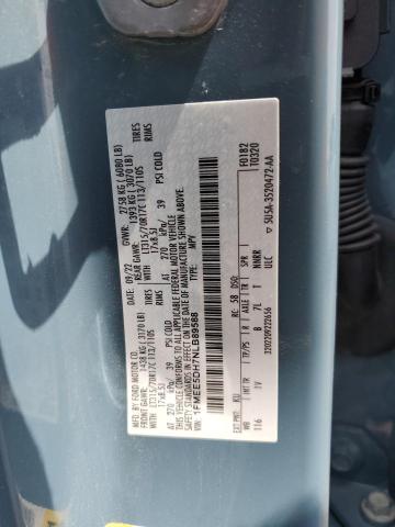 2022 FORD BRONCO BAS 1FMEE5DH7NLB89588