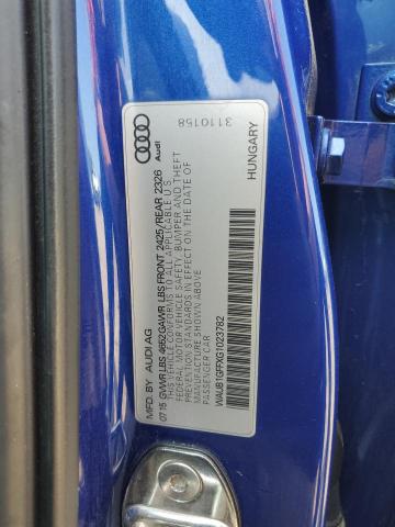 2016 AUDI S3 PREMIUM WAUB1GFFXG1023782