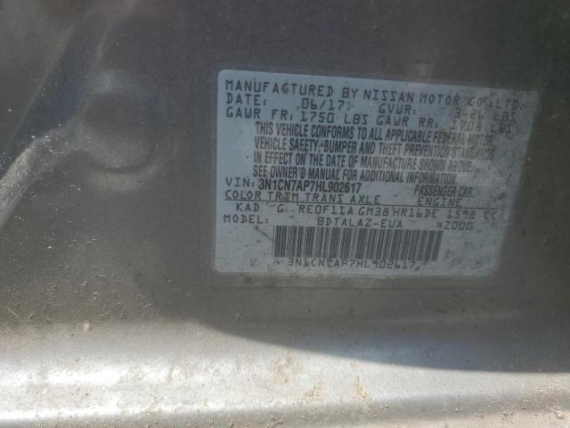 2017 NISSAN VERSA S - 3N1CN7AP7HL902617