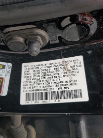2013 HONDA CR-V EXL - 2HKRM4H74DH632903