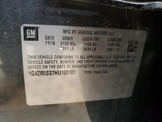 2017 BUICK LACROSSE P 1G4ZR5SS7HU165181