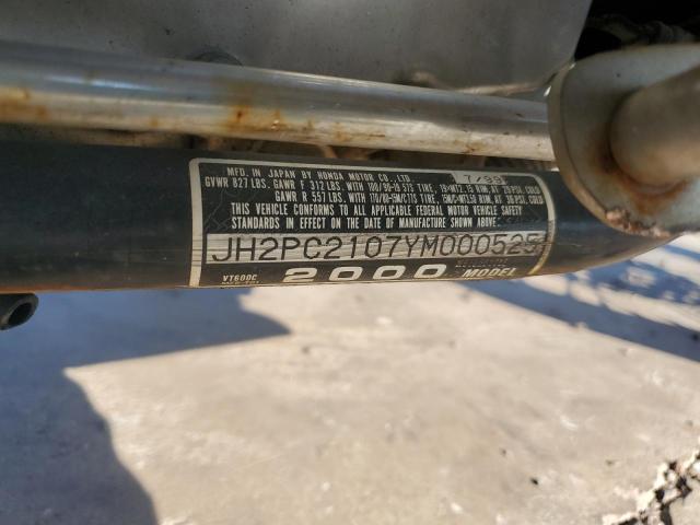 2000 HONDA VT600 C JH2PC2107YM000525