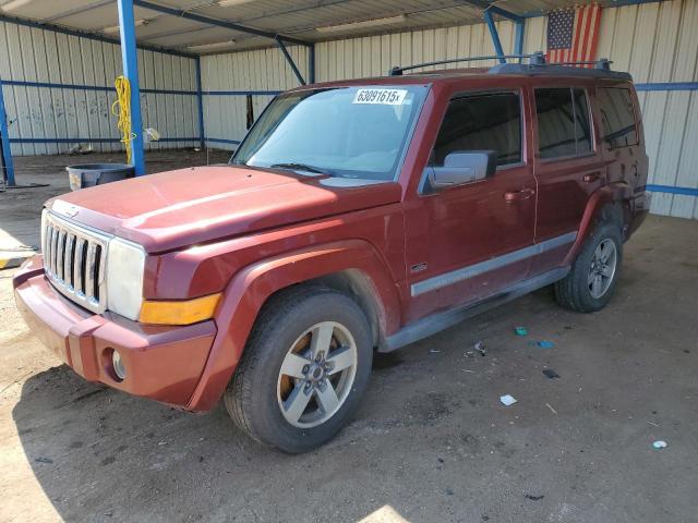 JEEP COMMANDER 2008 burgundy  gas 1J8HG48K68C149401 photo #1