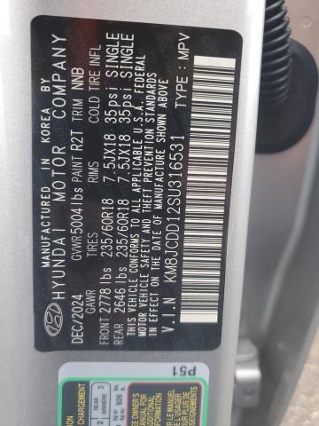 2025 HYUNDAI TUCSON SEL KM8JCDD12SU316531