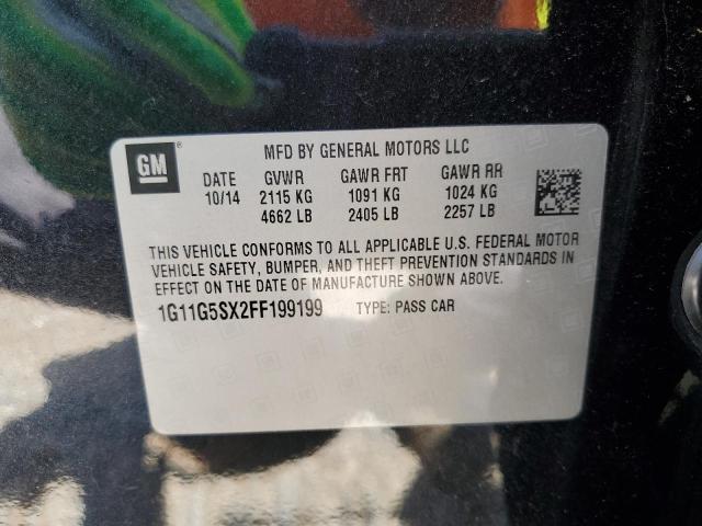 2015 CHEVROLET MALIBU LTZ 1G11G5SX2FF199199