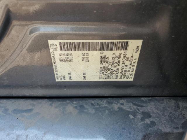 2018 NISSAN MAXIMA 3.5 1N4AA6AP5JC360984