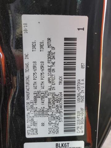 2019 TOYOTA TUNDRA DOU - 5TFUY5F14KX798164
