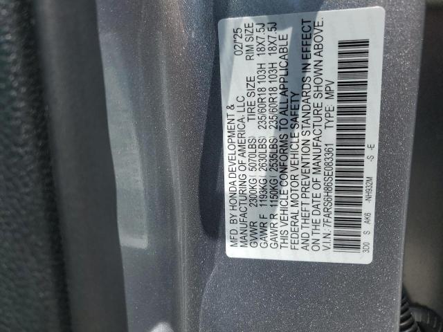 2025 HONDA CR-V SPORT-L 7FARS6H86SE083361