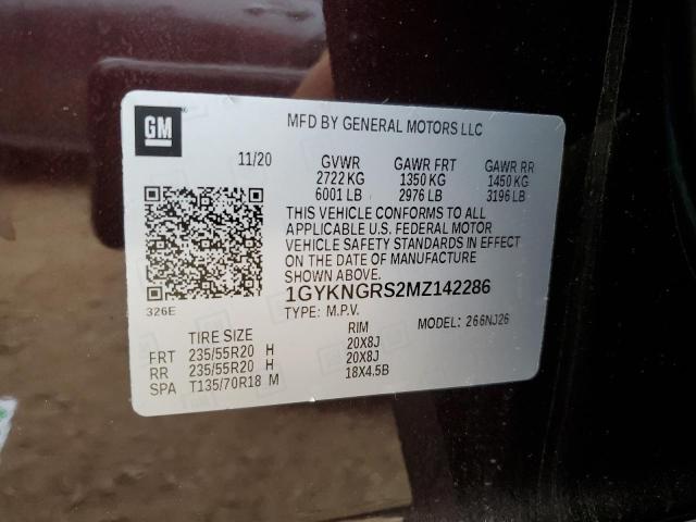 2021 CADILLAC XT5 SPORT - 1GYKNGRS2MZ142286