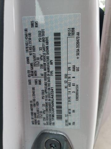 2022 FORD ESCAPE S 1FMCU0F64NUA63241