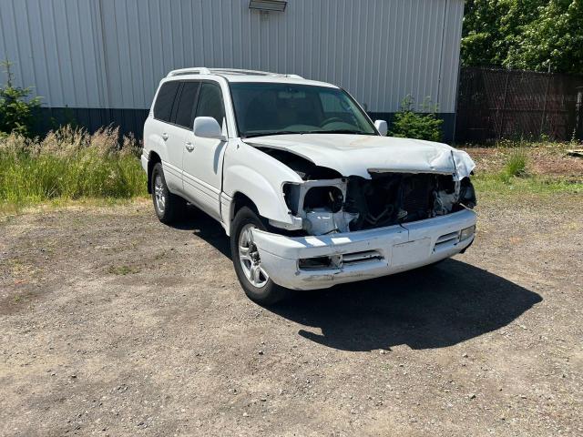 LEXUS LX 470 2007 white 4dr spor gas JTJHT00W174024015 photo #1
