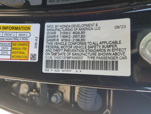 2023 HONDA ACCORD TOU - 1HGCY2F88PA065537