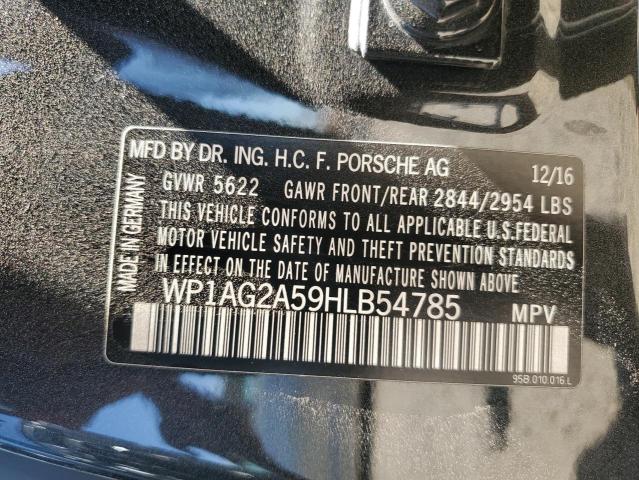 2017 PORSCHE MACAN GTS WP1AG2A59HLB54785