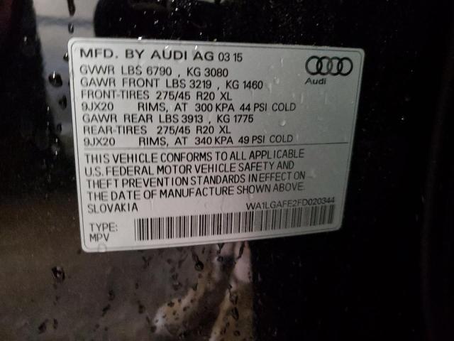 2015 AUDI Q7 PREMIUM - WA1LGAFE2FD020344