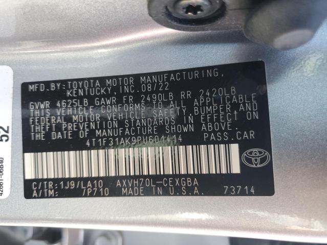 2023 TOYOTA CAMRY XLE - 4T1F31AK9PU601414