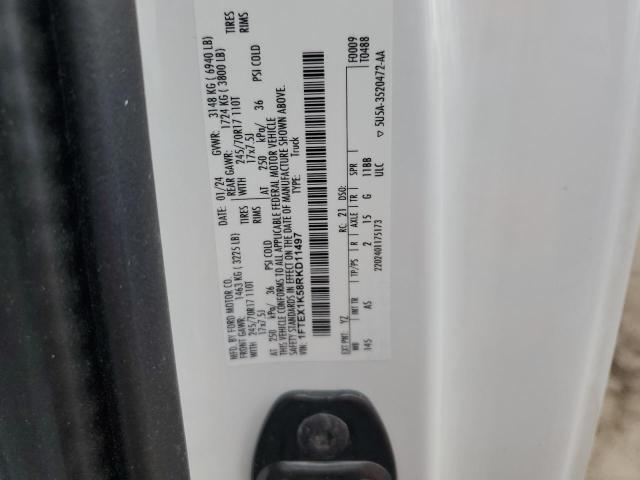 2024 FORD F150 XL 1FTEX1K58RKD11497