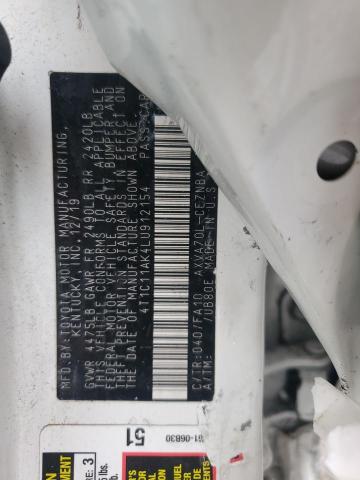 2020 TOYOTA CAMRY LE - 4T1C11AK4LU912154