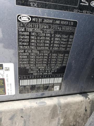 2019 LAND ROVER DISCOVERY SALRR2RK3K2414385