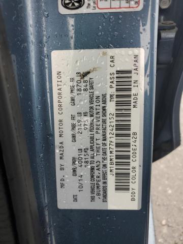 2015 MAZDA 3 GRAND TO JM1BM1M77F1242152