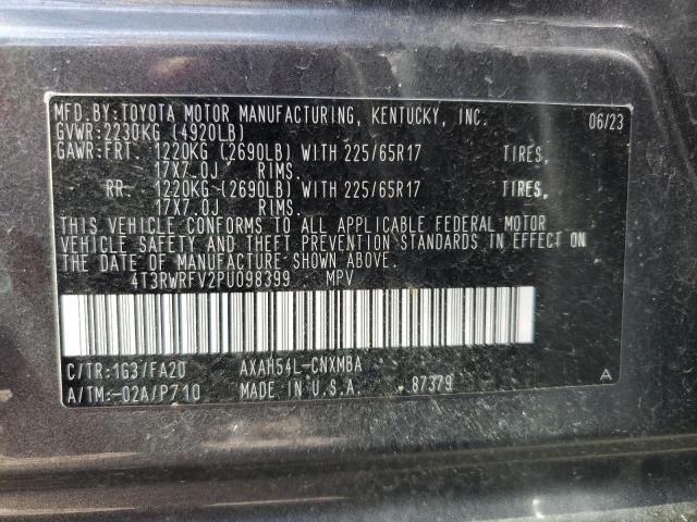 2023 TOYOTA RAV4 XLE 4T3RWRFV2PU098399