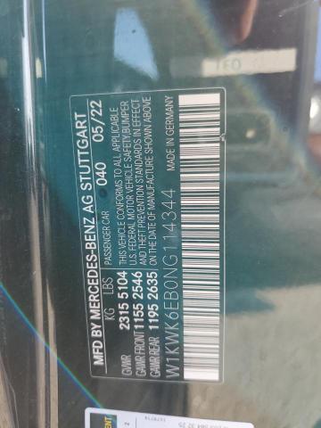 2022 MERCEDES-BENZ C 43 AMG W1KWK6EB0NG114344