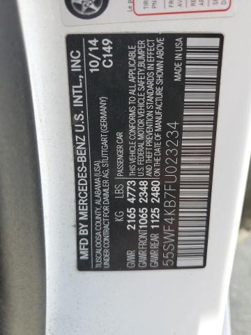 2015 MERCEDES-BENZ C 300 4MAT 55SWF4KB7FU023234