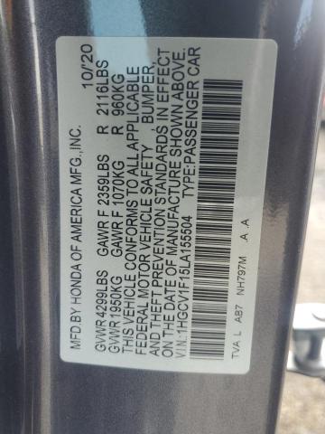2020 HONDA ACCORD LX - 1HGCV1F15LA155504