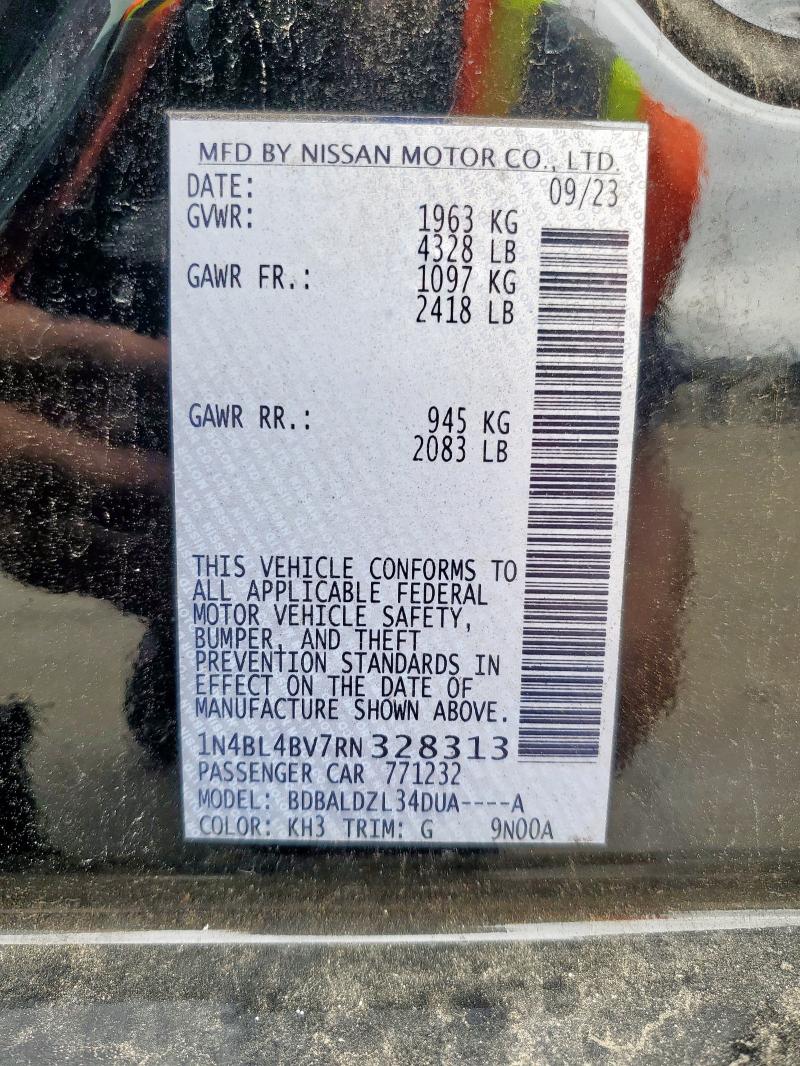 2024 NISSAN ALTIMA S - 1N4BL4BV7RN328313
