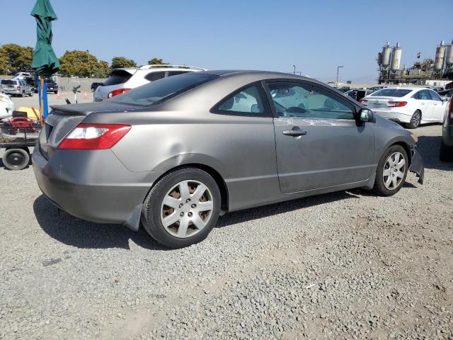 HONDA CIVIC LX 2007 gray coupe gas 2HGFG12657H568040 photo #4