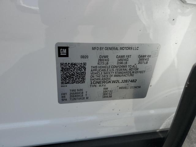 2020 CHEVROLET TRAVERSE L 1GNERGKW2LJ287482