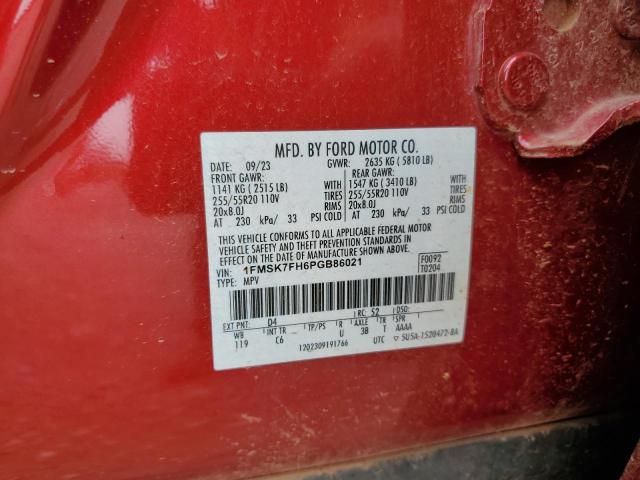 2023 FORD EXPLORER L - 1FMSK7FH6PGB86021