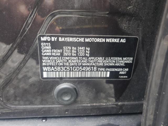 2016 BMW 535 XI WBA5B3C51GD549618