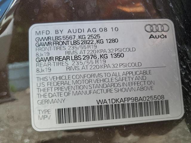 2011 AUDI Q5 PREMIUM - WA1DKAFP9BA025508