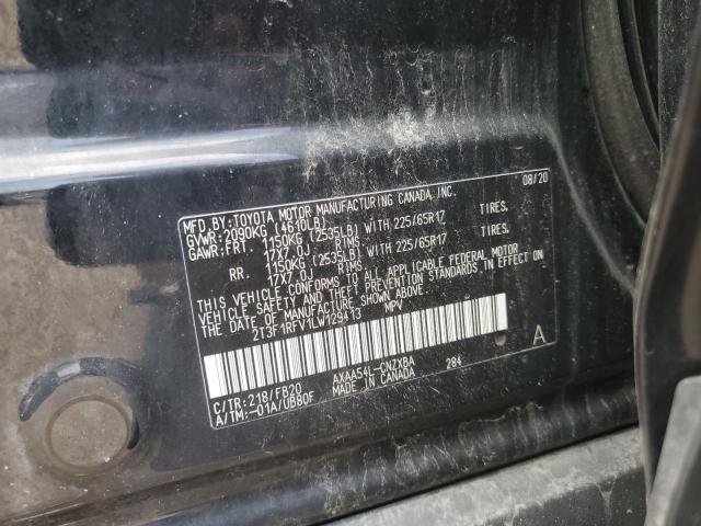 2020 TOYOTA RAV4 LE - 2T3F1RFV1LW129413