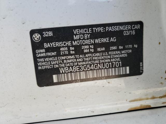 2016 BMW 328 XI SUL WBA8E3G54GNU01701