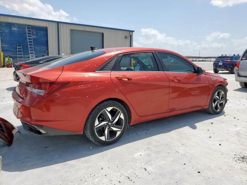 HYUNDAI ELANTRA LI 2021 red  gas KMHLP4AG7MU113160 photo #4