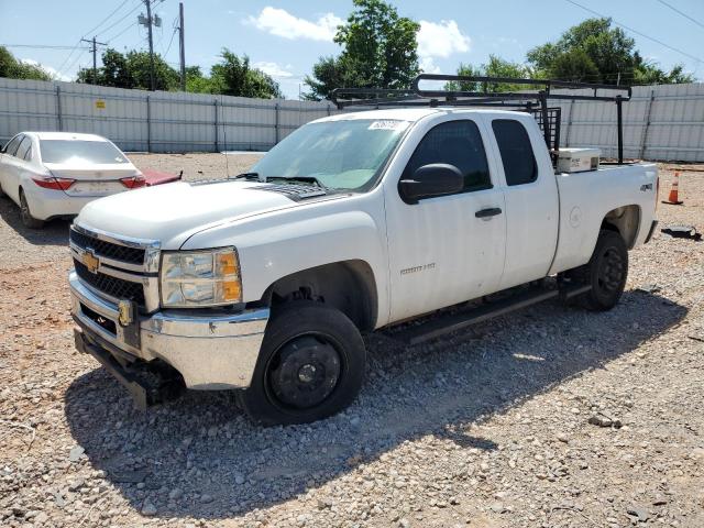 CHEVROLET SILVERADO 2013 white 4dr ext flexible fuel 1GC2KVCG0DZ161569 photo #1