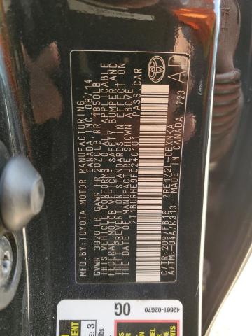 2015 TOYOTA COROLLA L - 2T1BURHE9FC240101