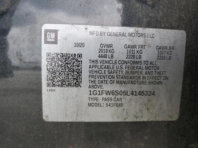 2020 CHEVROLET BOLT EV LT 1G1FW6S05L4145324