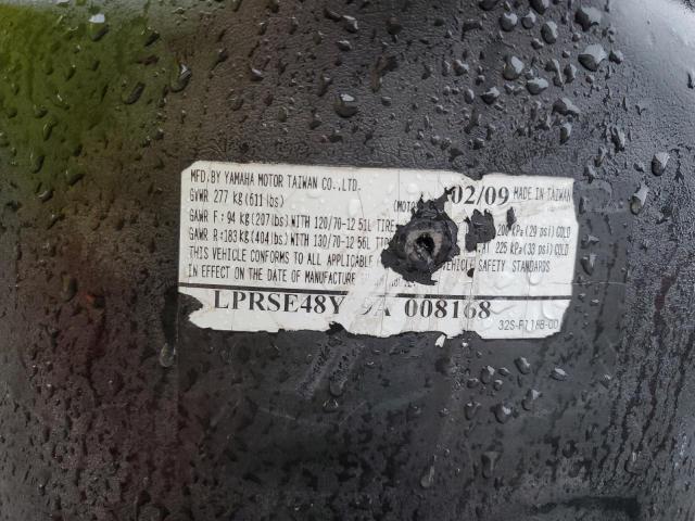 2009 YAMAHA YW125 LPRSE48Y39A008168
