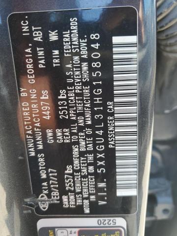 2017 KIA OPTIMA EX - 5XXGU4L31HG158048