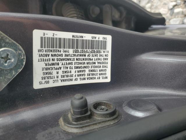2015 HONDA CIVIC SE 19XFB2F71FE071051