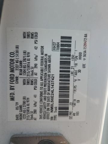 2020 FORD TRANSIT CO NM0LS6E24L1437421