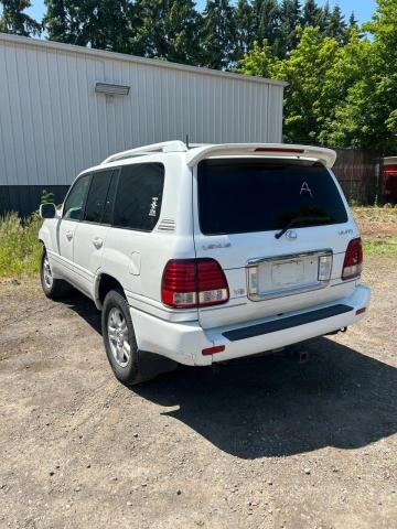LEXUS LX 470 2007 white 4dr spor gas JTJHT00W174024015 photo #4